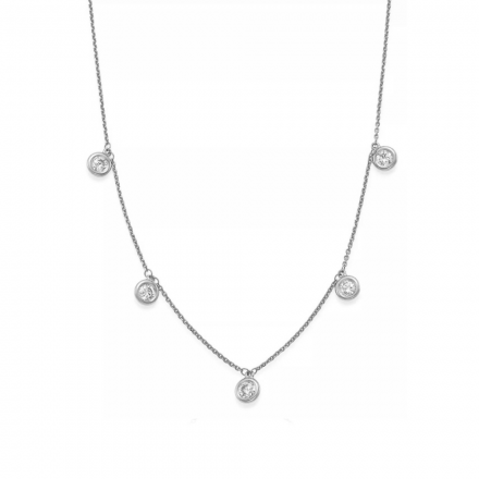 Stříbrný náhrdelník JVD SVLN0200XH2BI45