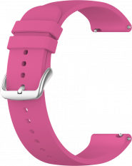 Růžový silikonový řemínek na hodinky LS00X22 - 22 mm