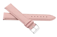 Růžový kožený řemínek R17426/18 18 mm