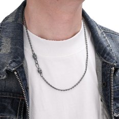 Černěný stříbrný řetízek na přívěsek 55 cm DIVERSE DI0N0009