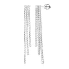 Visací stříbrné náušnice se zirkony SVLE3184XH2BI00