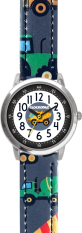 CLOCKODILE Svítící šedé chlapecké dětské hodinky BAGRY CWB0090