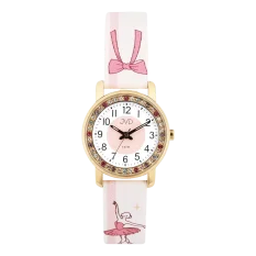 Dívčí náramkové hodinky s kamínky JVD J7236.1