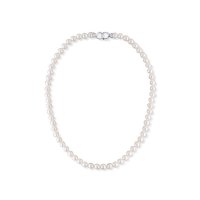 Luxusní stříbrný perlový náhrdelník SVLN0010SD2P145