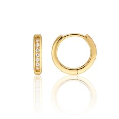 Dětské zlaté kroužky se zirkony EA002462