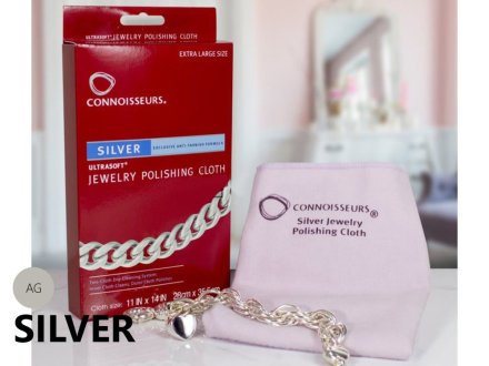 Profesionální čistící utěrka na stříbrné šperky CN-1031/AG