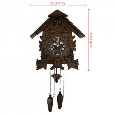 Nástěnné dřevěné hodiny PRIM Kukačky V. E07P.4191.52