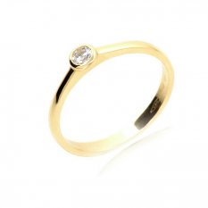 Prsten ze žlutého zlata KO-226811864Z56