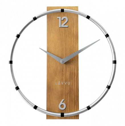 Dřevěné hodiny LAVVU COMPASS Wood LCT1091