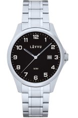LAVVU Ocelové pánské hodinky GLIMT Black LWM0322
