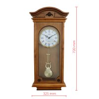 Dřevěné kyvadlové nástěnné hodiny E05.3893.50