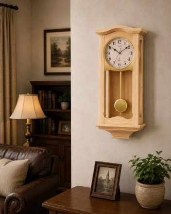 Rádiem řízené kyvadlové hodiny JVD NR2219.2 Rádiem řízené kyvadlové hodiny JVD NR2219.2