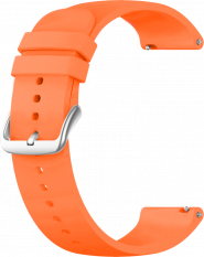 Oranžový silikonový řemínek na hodinky LS00O22 - 22 mm