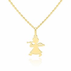 Zlatý přívěsek Andělíček - symbol ochrany, lásky a štěstí PA001677
