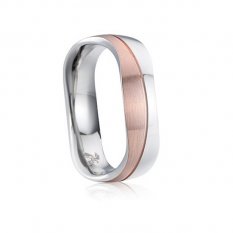 Pánský snubní prsten chirurgická ocel 021M316L