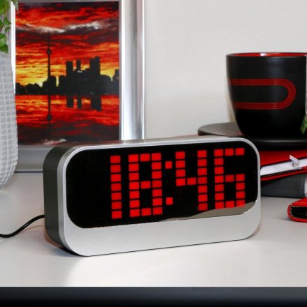 Digitální LED budík do sítě C02.4001.9020