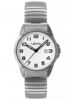 Pánské pružné hodinky LAVVU STOCKHOLM Big White LWM0020
