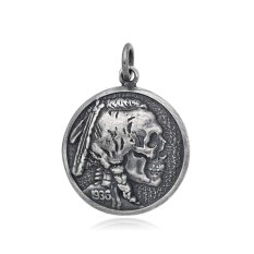 DIVERSE stříbrný přívěsek INDIÁN DI0P0017