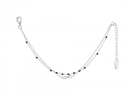 Stříbrný náhrdelník SVLN0185XH2ON45