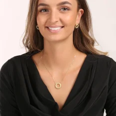 Pozlacené stříbrné náušnice SVLE0940S75GO00