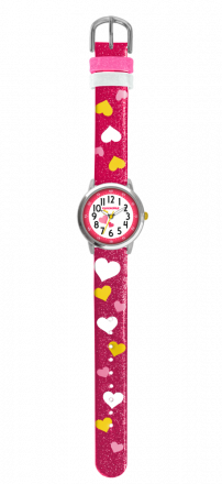 Dívčí hodinky se srdíčky CLOCKODILE HEARTS CWG5060