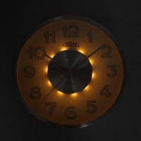 Designové kovové hodiny růžově zlacené PRIM Sensation E04P.4427.82