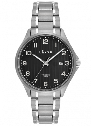 Pánské hodinky LAVVU TITANIUM LILLEHAMMER White LWM0123
