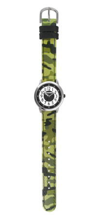 Chlapecké svíticí hodinky CLOCKODILE ARMY s maskáčovým vzorem CWB0031