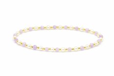 Zlatý náramek s perlou 160205