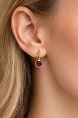 Dívčí zlaté náušnice se zirkony ZE0419XJ81-4300