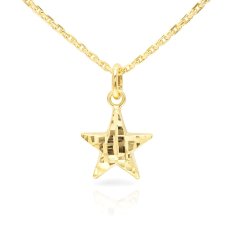Zlatý přívěsek HVĚZDA KLOP-088