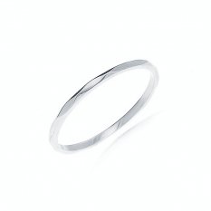 Jemný prsten z bílého zlata RA000703