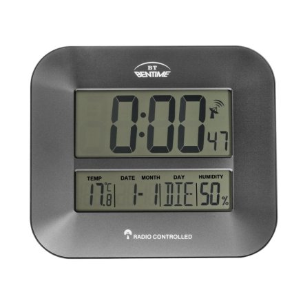 Rádiem řízené digitální hodiny Bentime H17-ET843G Rádiem řízené digitální hodiny Bentime H17-ET843G
