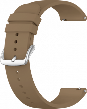 Béžový silikonový řemínek na hodinky LS00E22 - 22 mm