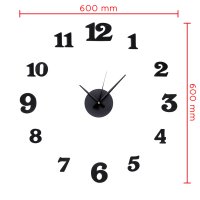 Nalepovací nástěnné hodiny E01.3508.90
