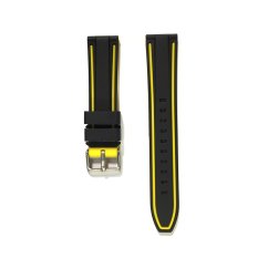 Kvalitní silikonový řemínek RJ.15326.2422.9010.L - 24 mm