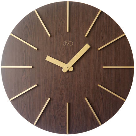 Velké dřevěné hodiny JVD HC702.1