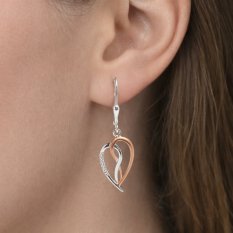 Elegantní stříbrné náušnice E0002127