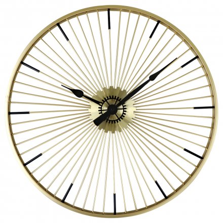 Velké nástěnné kovové hodiny MPM Wheel E04.4107.8090
