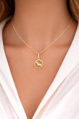 Zlatý přívěsek znamení Býka KLOP-078ZBY