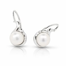 Perlové náušnice z bílého zlata Cutie C2408-55-C4-X-2