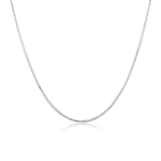 Řetízek na přívěsek z bílého zlata 55 cm CA000327