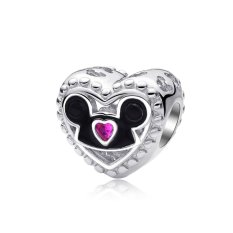 Stříbrný přívěsek na náramek MICKEY MOUSE CZ000541
