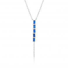 Překrásný náhrdelník se zirkony SVLN0710S75M145