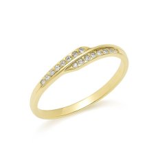 Zlatý prsten s kamínky HELP-145Z58/2