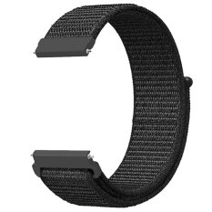 Černý řemínek na suchý zip SUCH22CERR - 22 mm