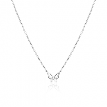 Stříbrný náhrdelník SVLN0363X61BI45