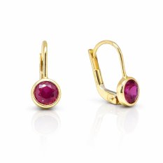 Dívčí zlaté náušnice se zirkony ZE0419XJ81-4300