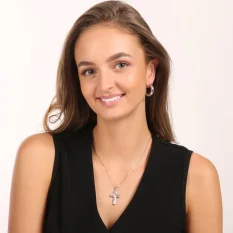 Stříbrný přívěsek KŘÍŽEK SVLP1433X75BK00