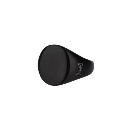 Pánský prsten AZE JEWELS Signet - Noir AZ-RG002-B-020 Pánský prsten AZE JEWELS Signet - Noir AZ-RG002-B-020